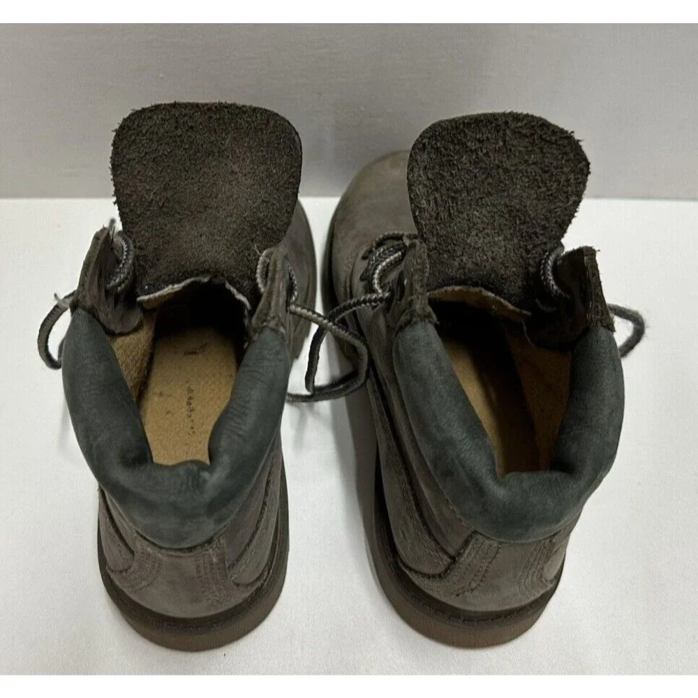 Timberland toddler size US-11.5 UK 11 EU 29 gray suede lace up boots
